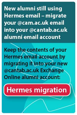 hermes webmail service cambridge|Cambridge Hermes email.